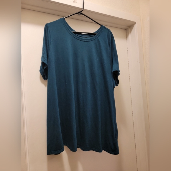 Teal Everyday Signature Jersey Crew Neck Tee - Picture 5 of 6